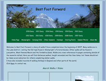 Tablet Screenshot of bestfootforward.me.uk